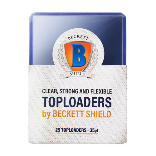 Beckett Shield 35pt toploaders, pack of 25