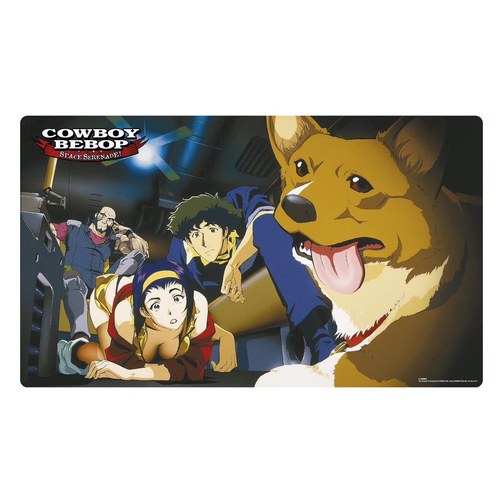 Cowboy Bebop Night Team playmat, laid flat