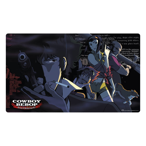 Cowboy Bebop Swordfish Team playmat, laid flat