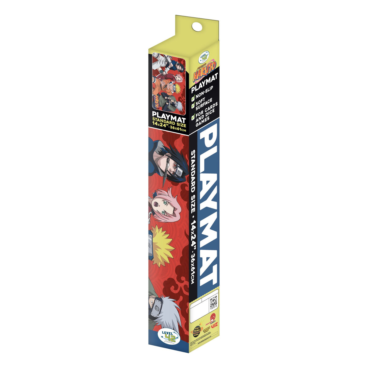 Naruto Kakashi Team playmat, in its tube packaging