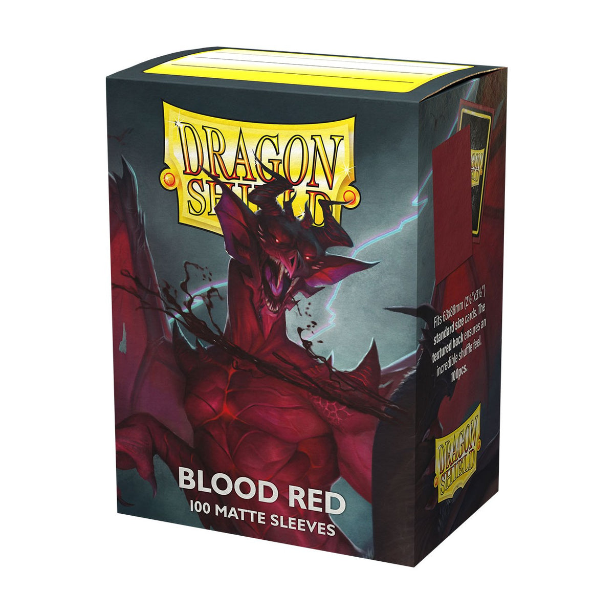 Dragon Shield Matte Sleeves Blood Red, box of 100