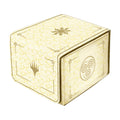 DOMARU Avatar: The Last Airbender Air deck box, closed, cream with the Air Nomad emblem