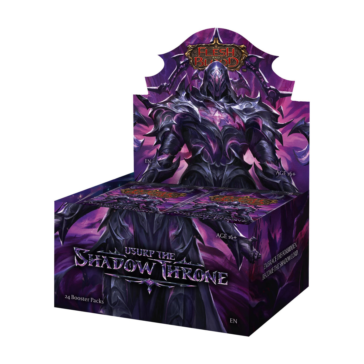 Flesh and Blood Usurp the Shadow Throne booster box, 24 sealed packs